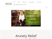 Tablet Screenshot of anxiousrelief.com
